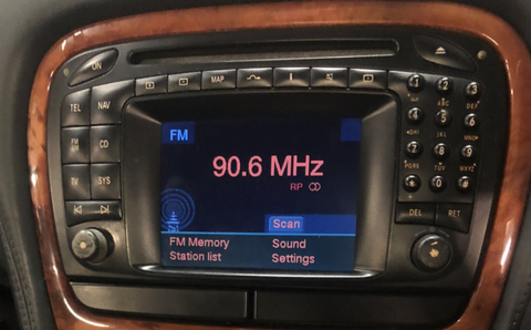 7612001523 8618001514 Radio MERCEDES-BENZ SL-CLASS (R230) (2001-2012)