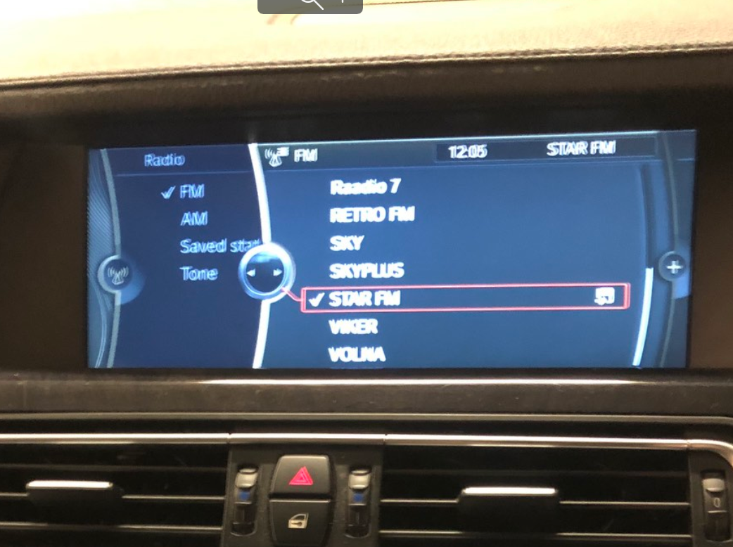 9268710 Dash screen BMW 7 (F01, F02) (2008-2016)