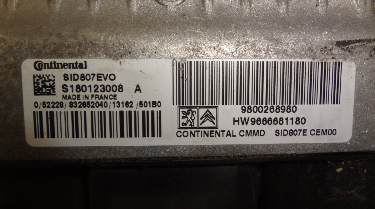 Engine Control Unit / module (ECU) PEUGEOT 3008 I (T84) (2009-2016)