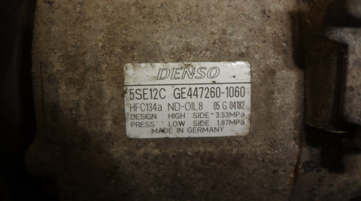 4472601060 AC / aircon Compressor TOYOTA COROLLA Verso II (AR10) (2004-2009)