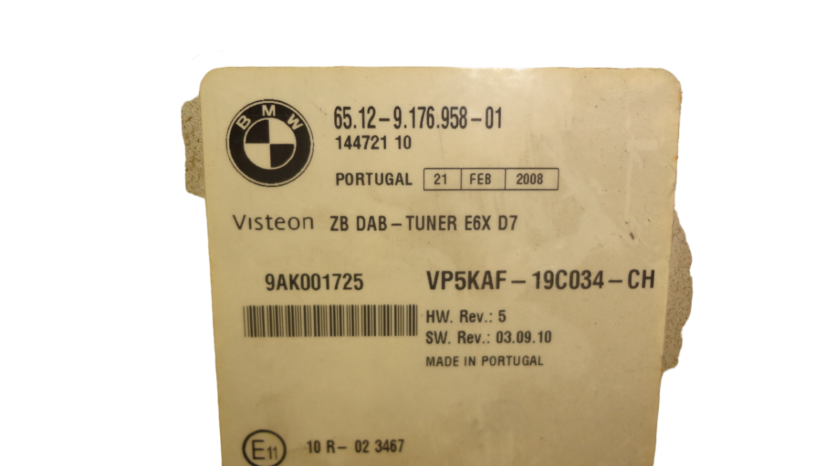 14472110 Radio tuner BMW X5 (E70) (2007-2013)