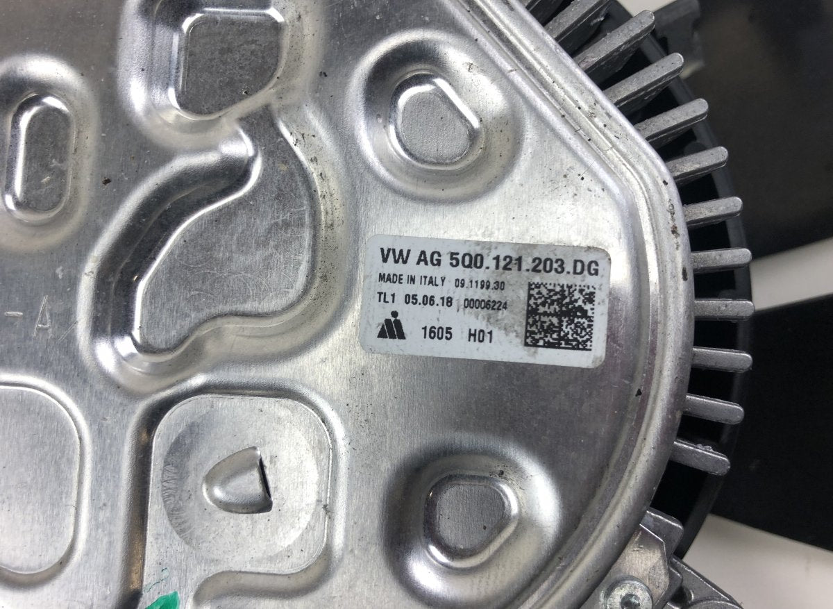 5Q0121203DG Radiator Fan Electric VW PASSAT B8 (3G) / ALLTRACK (2014-2023)