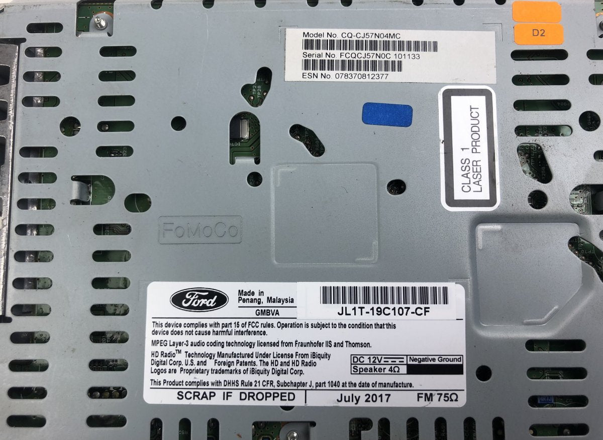JL1T19C107CF Radio FORD EXPEDITION IV (2017-)
