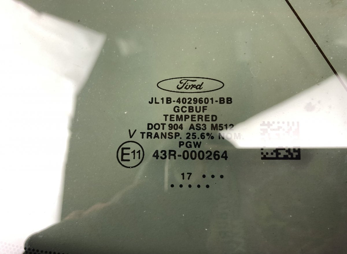 JL1B4029601BB Chassis Side Window glass Rear Left FORD EXPEDITION IV (2017-)