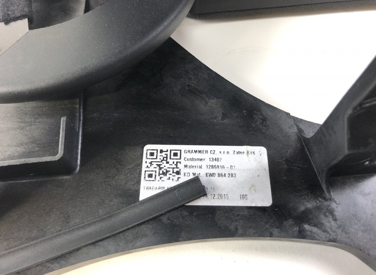 8W0864283 Armrest cover front AUDI A4 (8W, B9) (2015-)