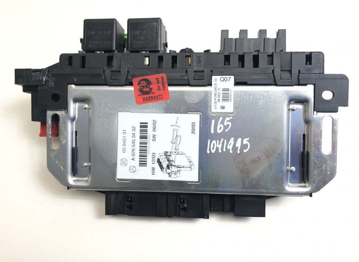 05045139 05045135 05045131 Fuse box MERCEDES-BENZ SL-CLASS (R230) (2001-2012)
