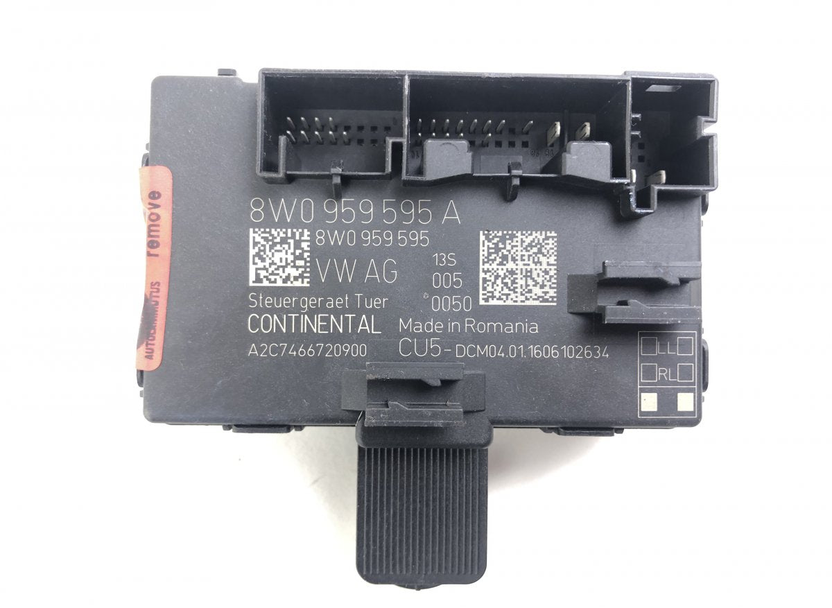 A2C7466561000 A2C7466720900 A2C7466681000 Door control unit front left AUDI A4 (8W, B9) (2015-)