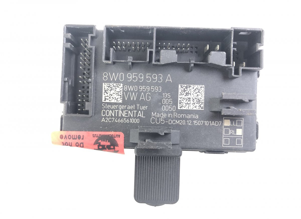 A2C7466561000 A2C7466720900 A2C7466681000 Door control unit front left AUDI A4 (8W, B9) (2015-)