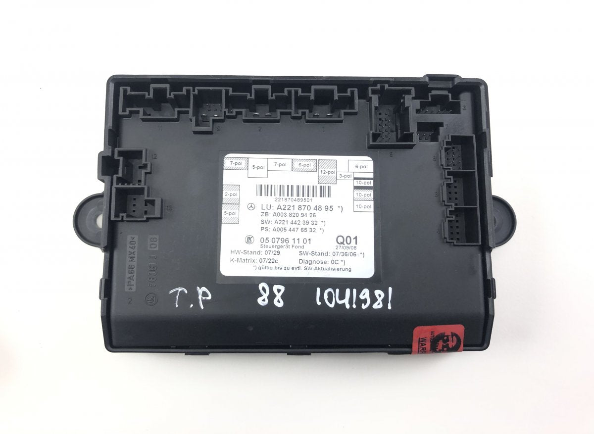 0507961101 Door control unit rear left MERCEDES-BENZ S-CLASS (W221) (2005-2013)