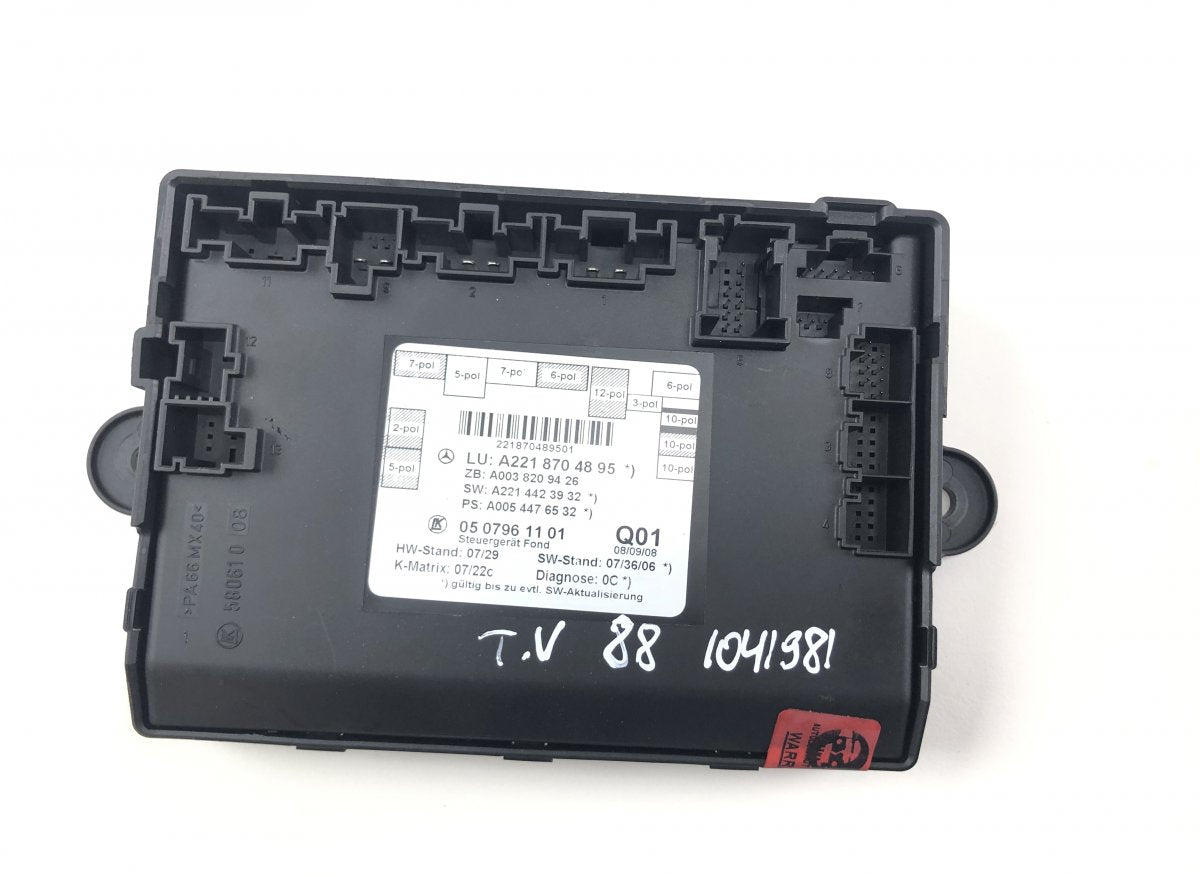 0507961101 Door control unit rear left MERCEDES-BENZ S-CLASS (W221) (2005-2013)