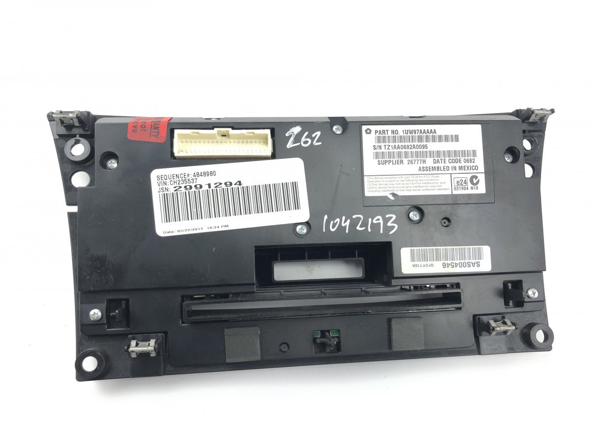 1UW97AAAAA Heater control panel CHRYSLER 300C II (2010-2023)