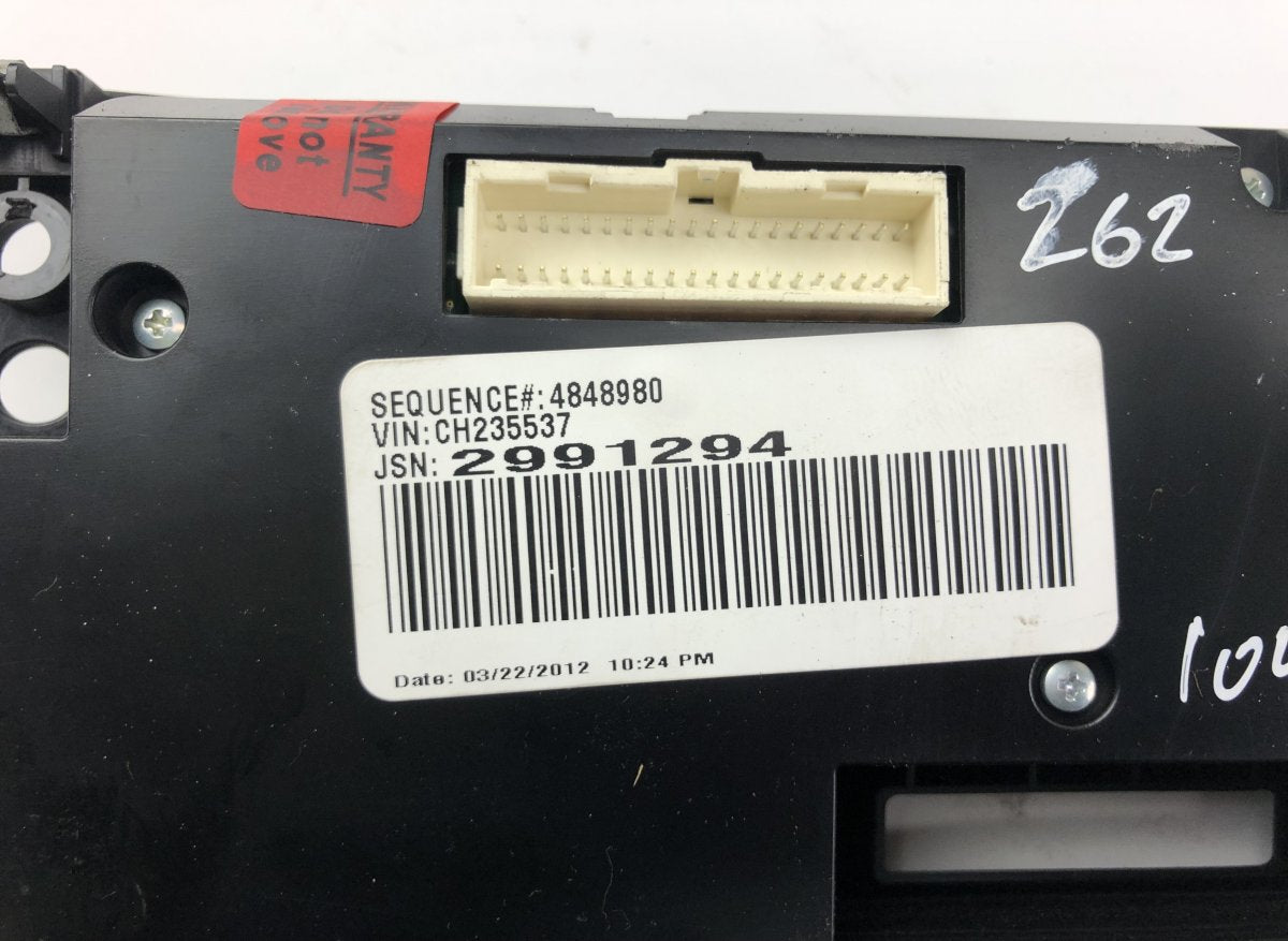 1UW97AAAAA Heater control panel CHRYSLER 300C II (2010-2023)