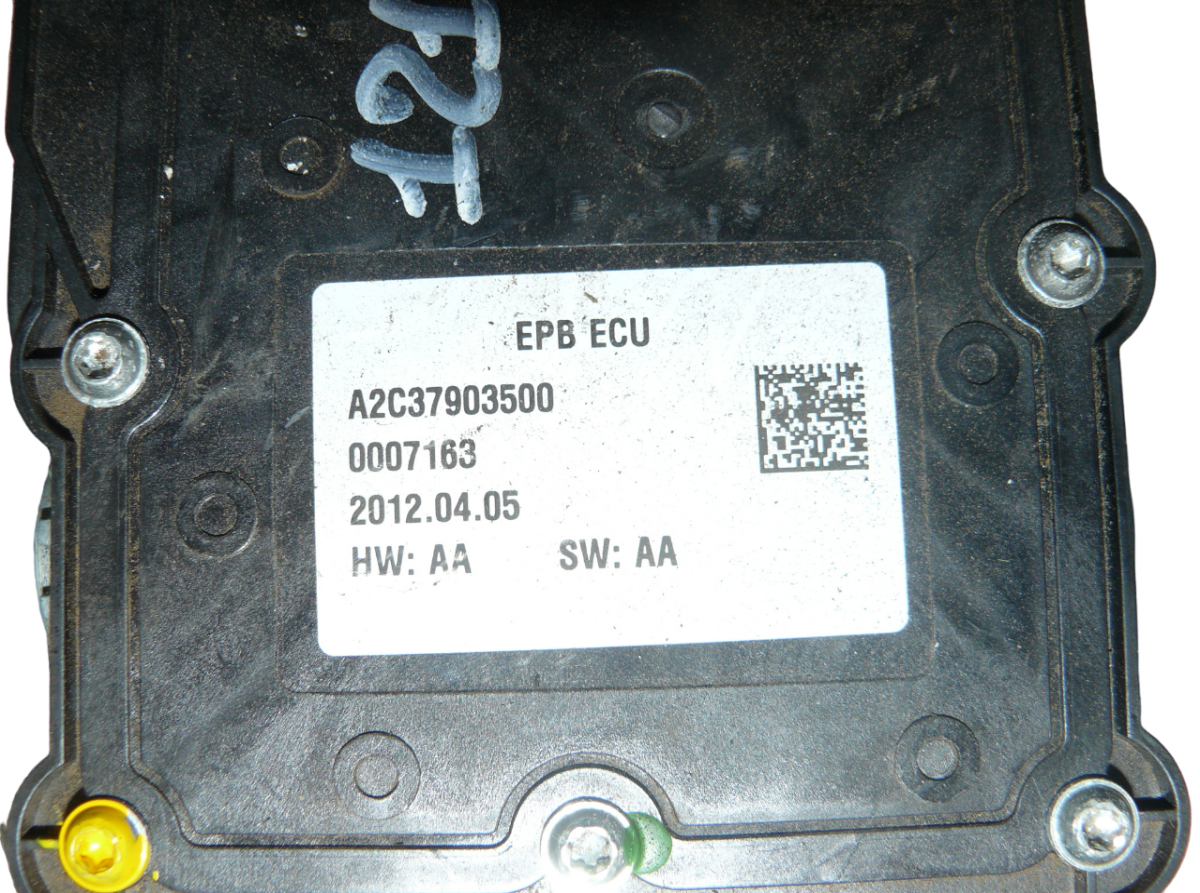 A2C37903500 Parking brake motor / actuator PEUGEOT 508 I (W23) (2010-2018)
