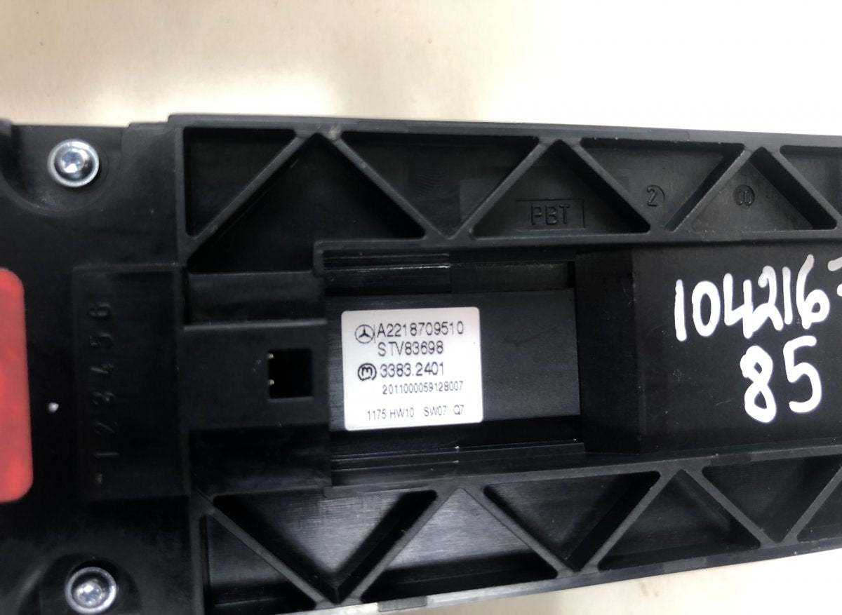 A2218214951 Main windows switch MERCEDES-BENZ S-CLASS (W221) (2005-2013)