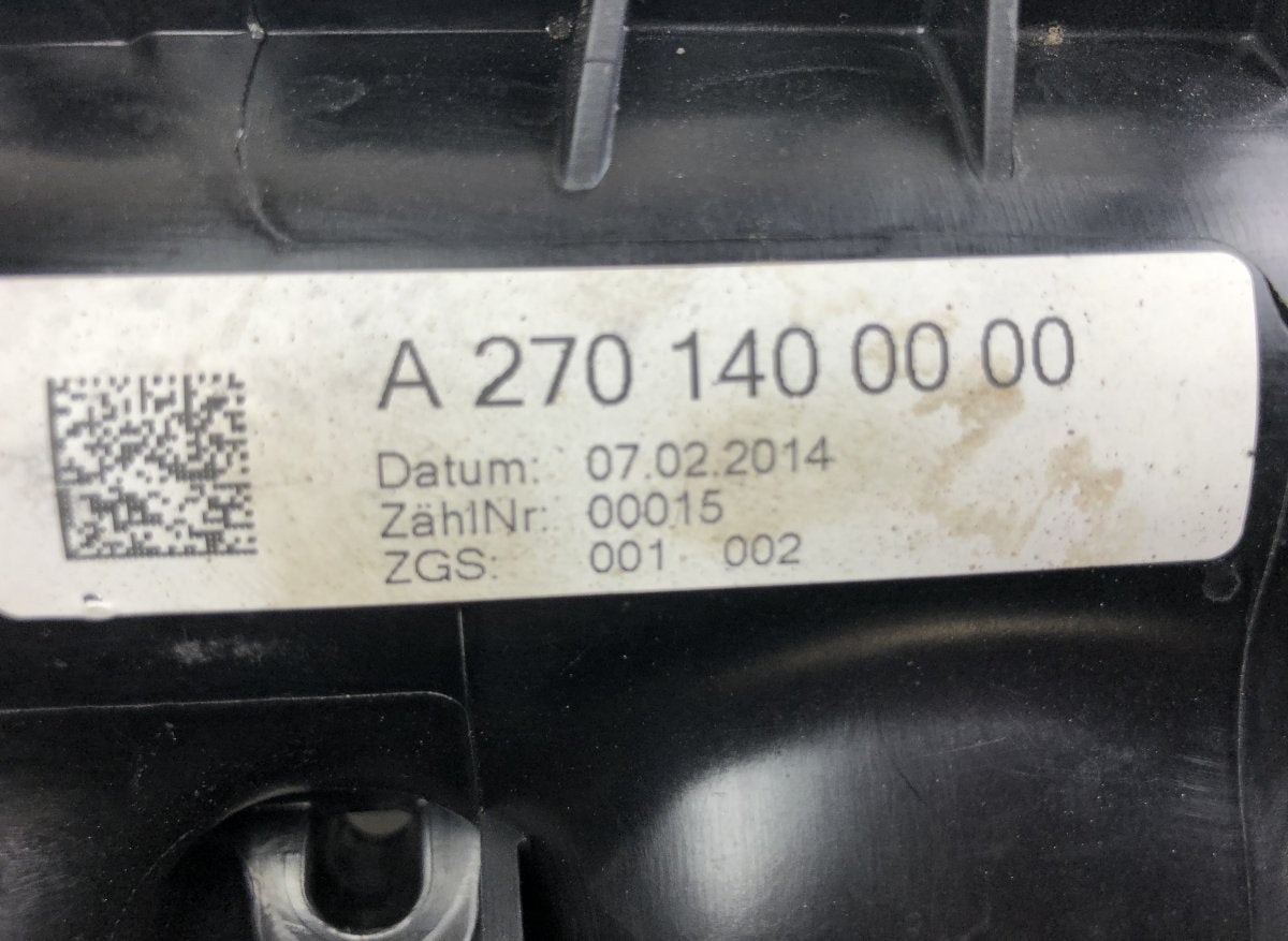 A2700900637 Intake Manifold MERCEDES-BENZ B-CLASS (W246, W242) (2011-2018)