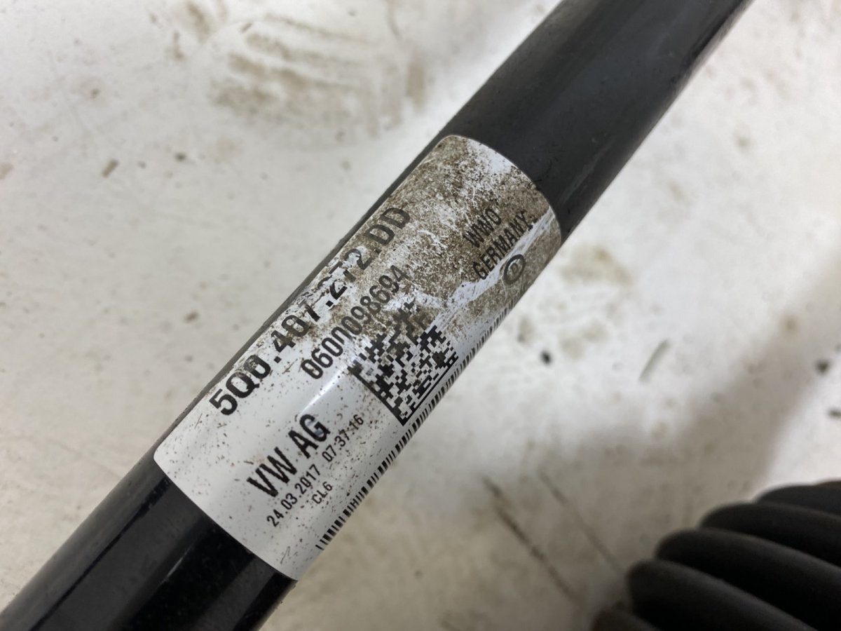5Q0407272DD Drive Shaft Front Right AUDI Q2 (GA) (2016-)