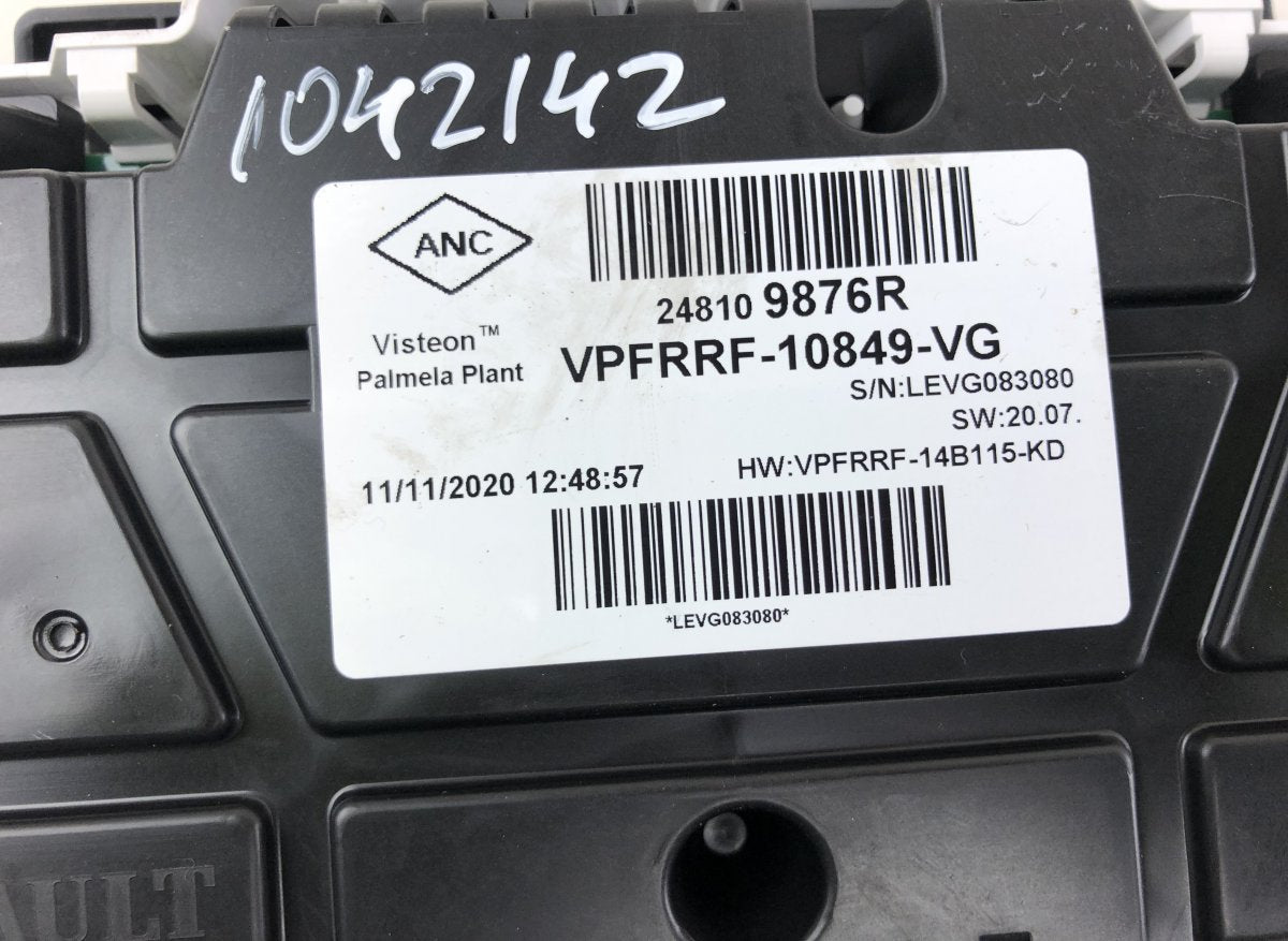 248109876R Instrument Cluster FIAT TALENTO II (296) (2016-2020)