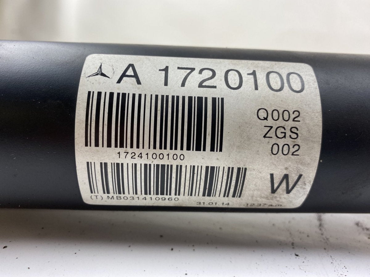 A1724102206 Propeller Shaft Complete MERCEDES-BENZ SLK (R172) (2011-2020)
