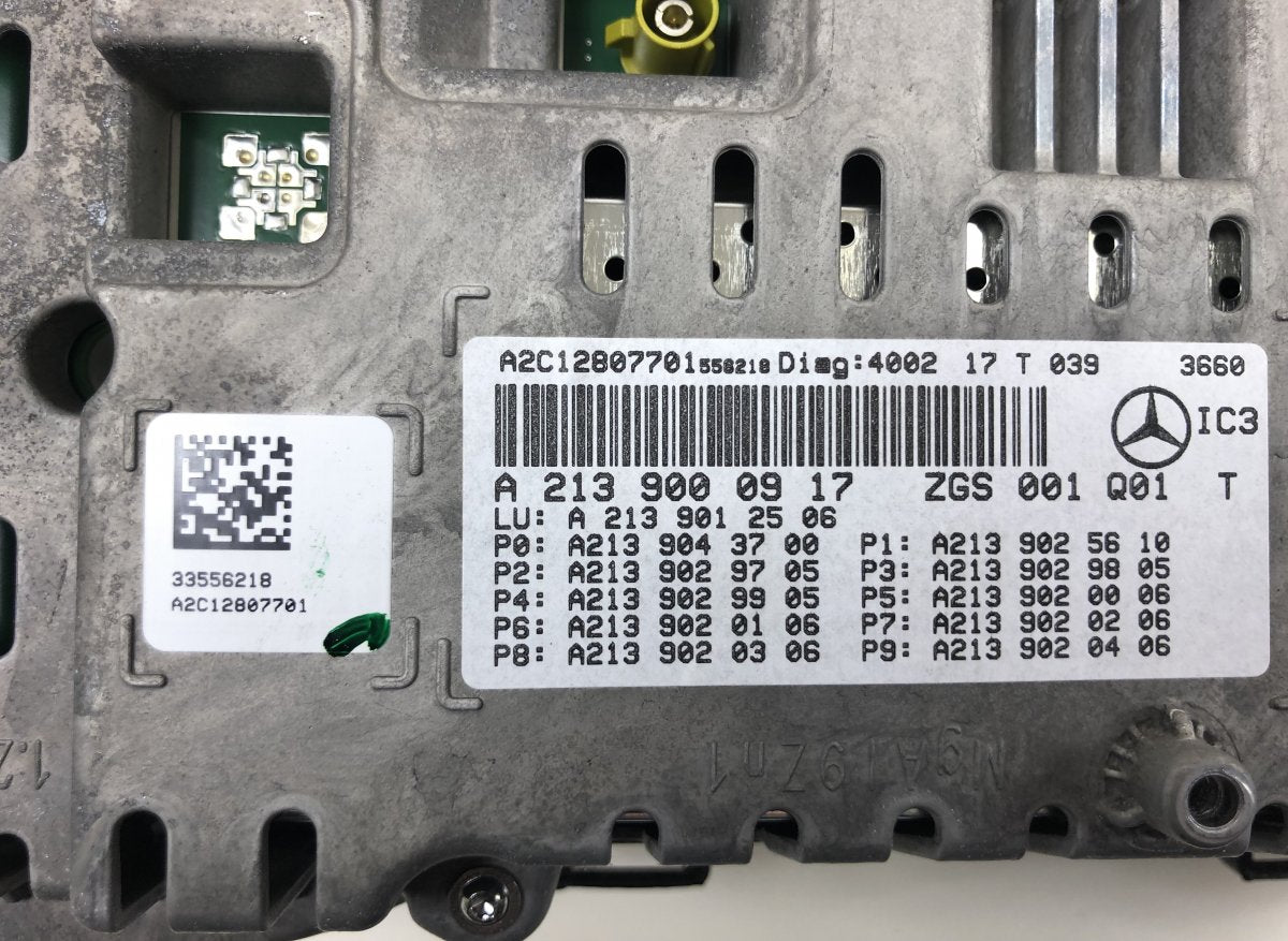 A2C12807701 Instrument Cluster MERCEDES-BENZ E-CLASS (W213) (2016-2023)