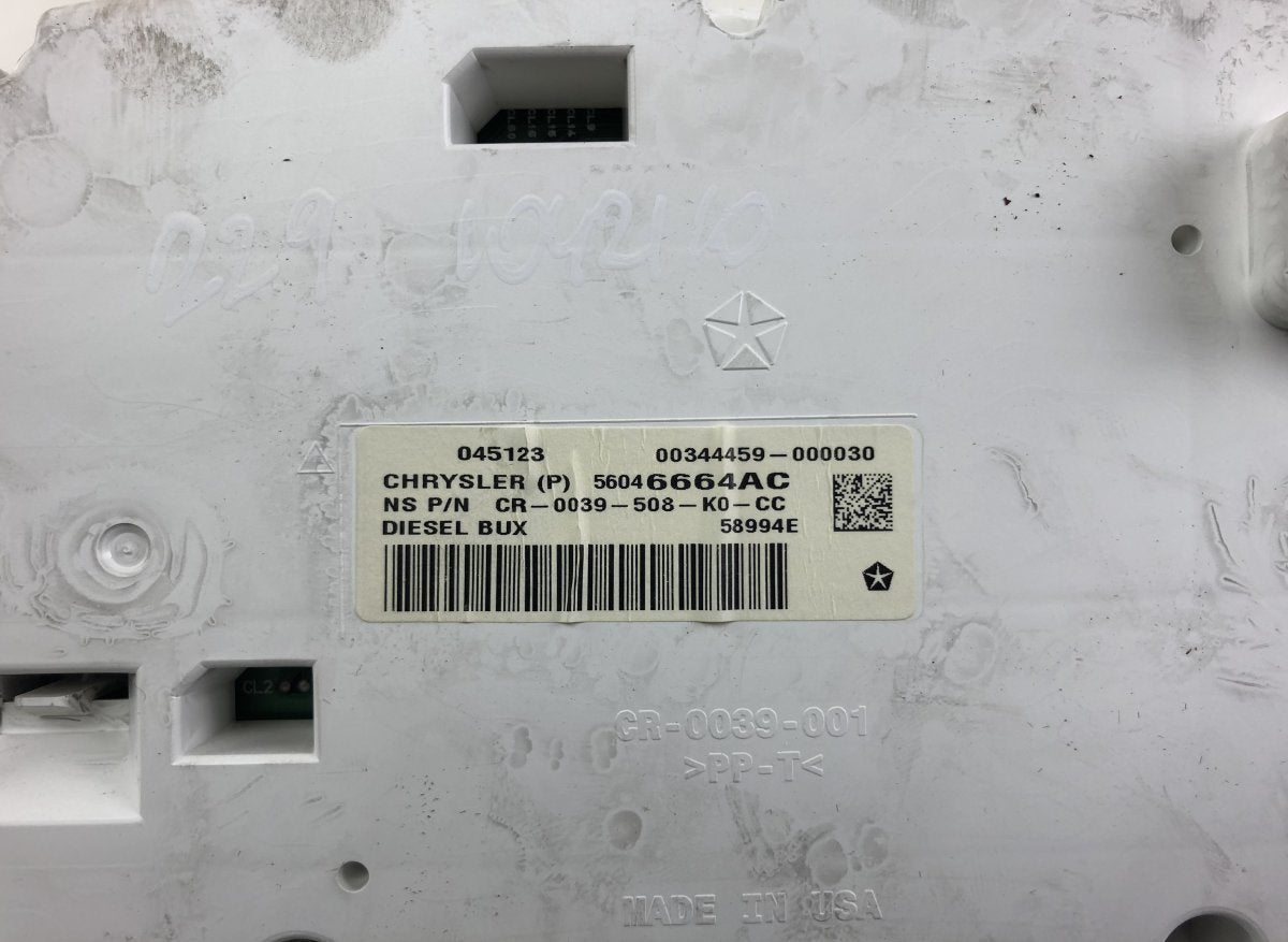 68186244AB Instrument Cluster JEEP GRAND CHEROKEE IV (WK, WK2) (2010-2021)