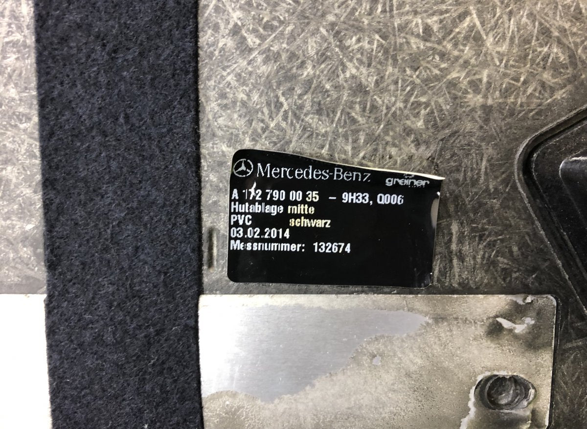 A1727900035 Parcel shelf MERCEDES-BENZ SLK (R172) (2011-2020)