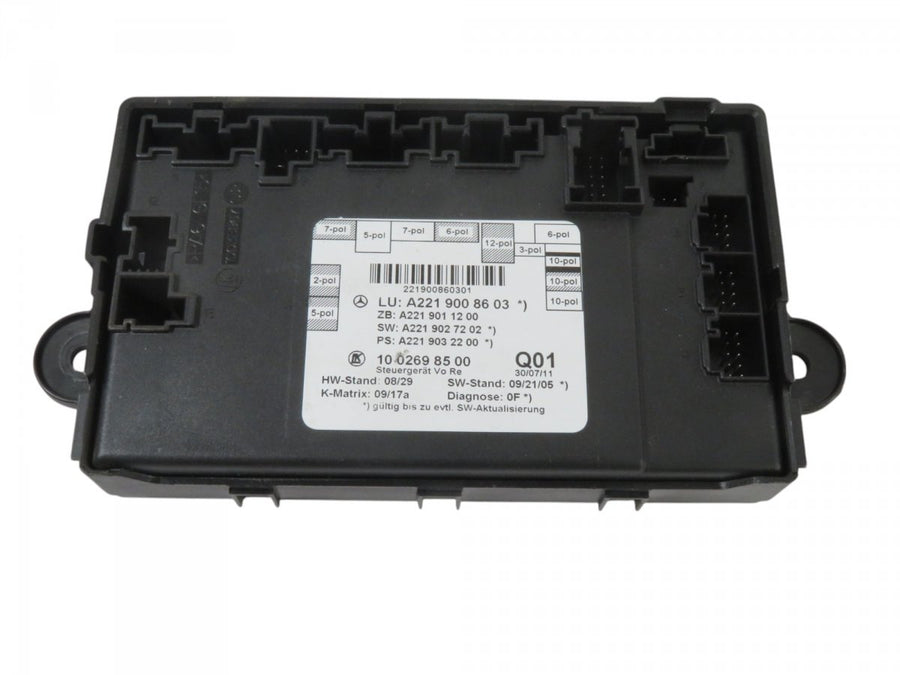 A2219008603 A2219007601 A2219006404 Door control unit front right MERCEDES-BENZ S-CLASS (W221) (2005-2013)