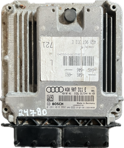 4G0907311E 4G0907401 0281018892 4G0997311 Engine Control Unit / module (ECU) AUDI A6 / A6 ALLROAD (C7, 4G) (2010-2018)