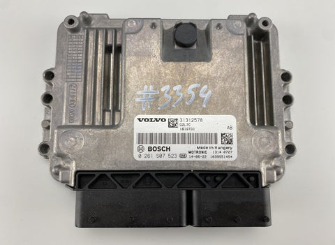 31312578 0261S07523 1039S51454 31327995AA 31327995 BG9T14C256HA 28227917 AH4N15607AE Engine Control Unit / module (ECU) VOLVO S60 II / V60 I (2010-2018)