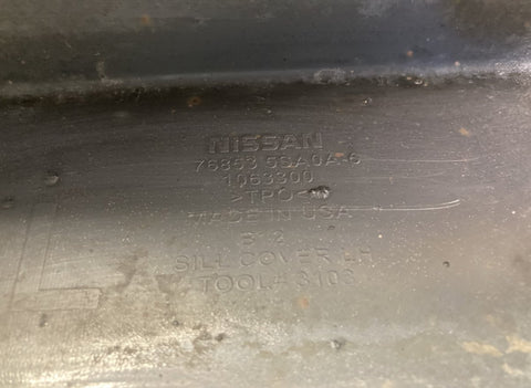 768535SA0A-6 Side Skirt Right NISSAN LEAF II (ZE1) (2017-)