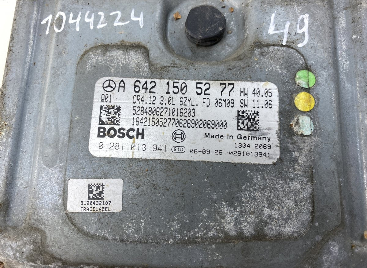 0281013941 0281013381 Engine Control Unit / module (ECU) MERCEDES-BENZ ML-CLASS (W164) (2005-2011)