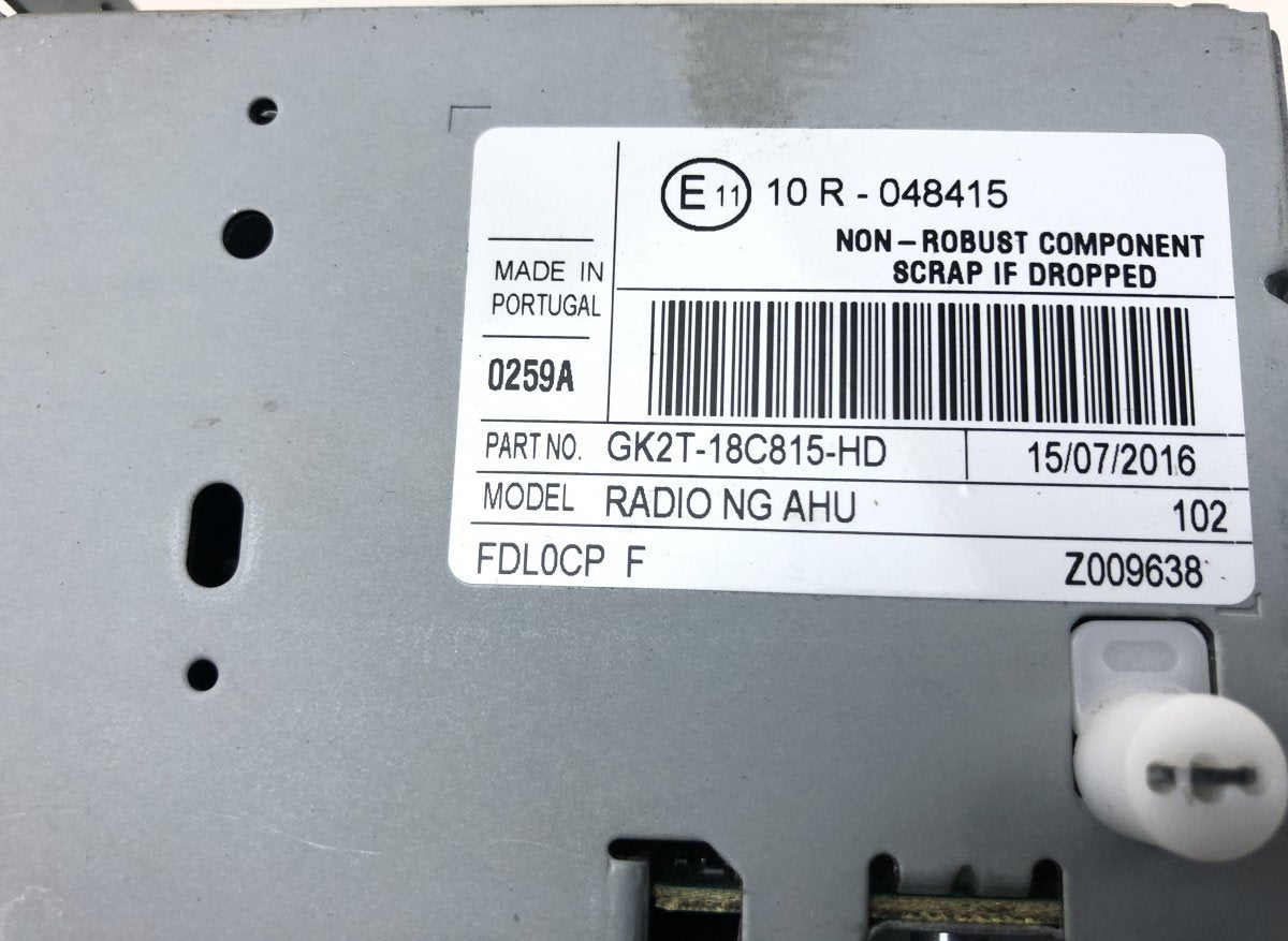 2387294 2350087 Radio FORD TRANSIT / TOURNEO CUSTOM I (2012-)