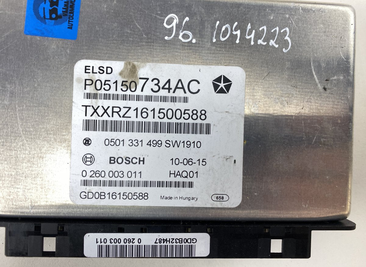 0260003011 Gearbox Control Unit JEEP GRAND CHEROKEE IV (WK, WK2) (2010-2021)