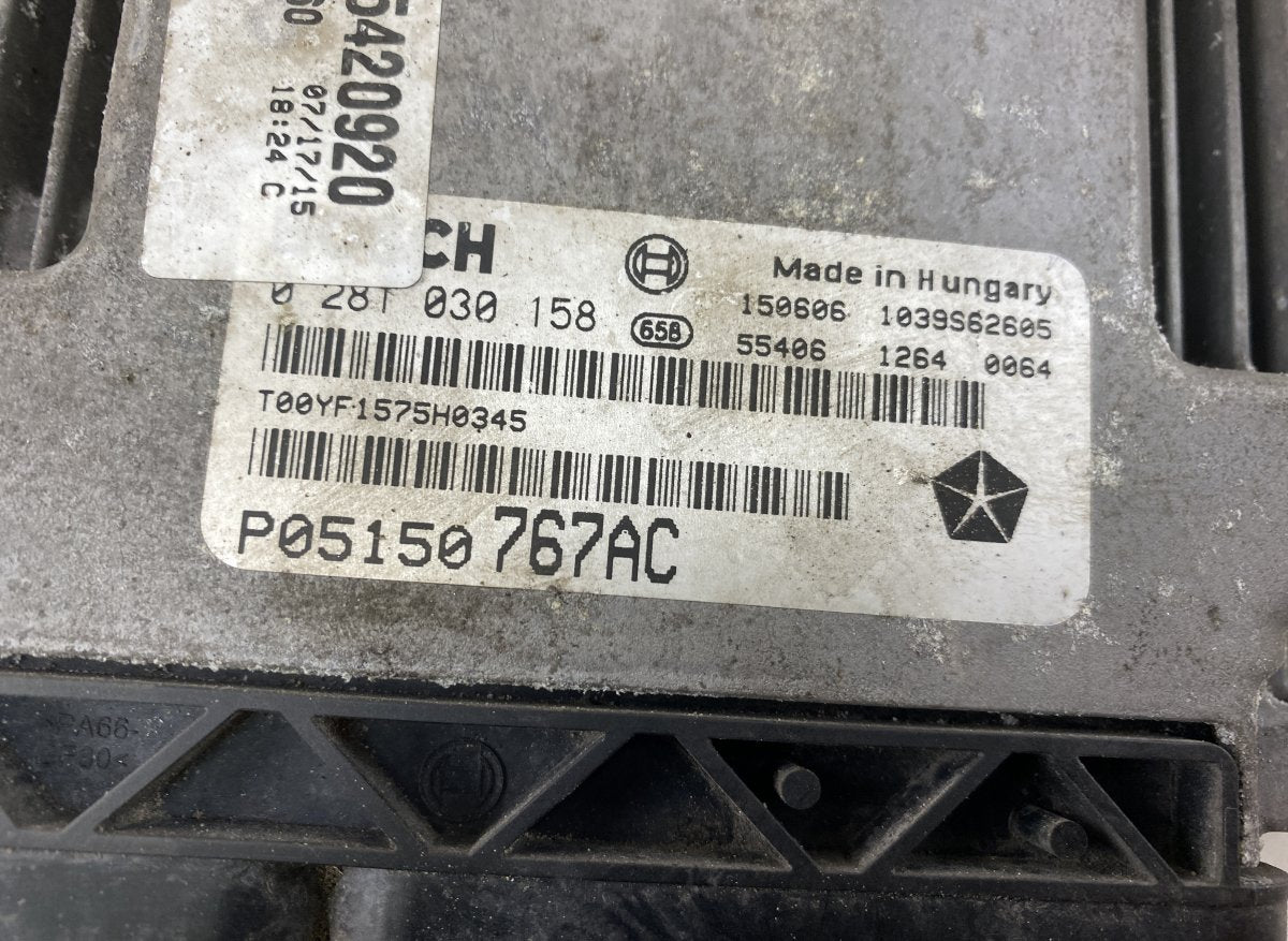 0281030158 Engine Control Unit / module (ECU) JEEP GRAND CHEROKEE IV (WK, WK2) (2010-2021)
