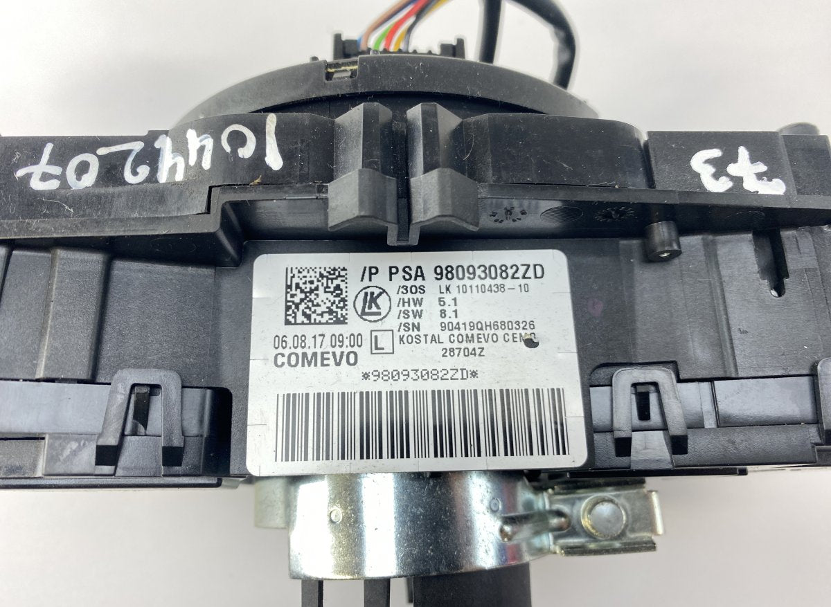 98093082ZD Indicator/wiper/slip ring switch (stalk) CITROËN JUMPY III (2016-)