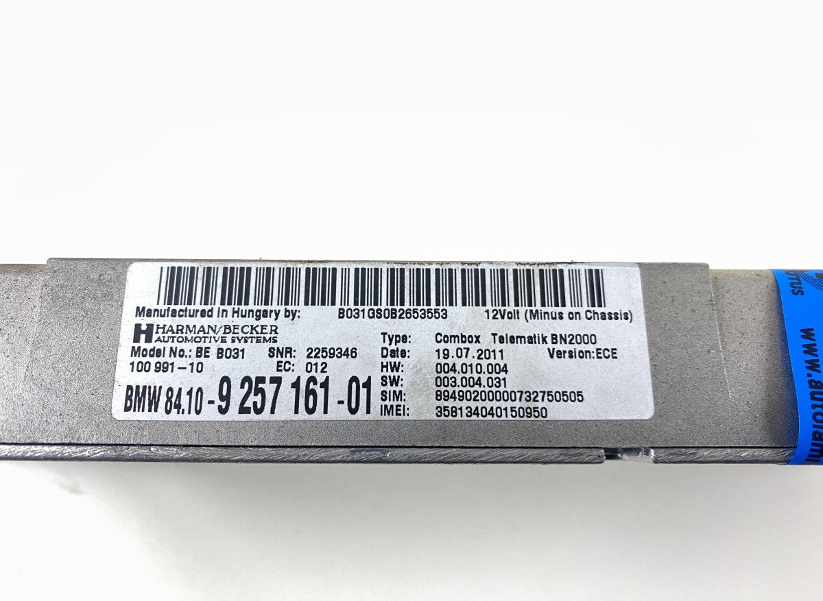 84109257161 Phone / bluetooth control unit BMW X5 (E70) (2007-2013)