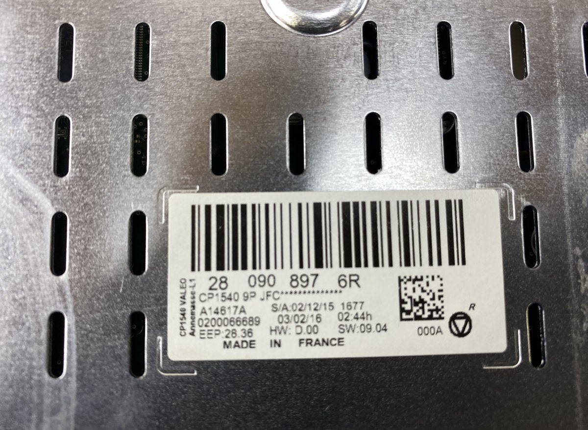 280908976R Dash screen RENAULT ESPACE V (JR) (2015-2023)