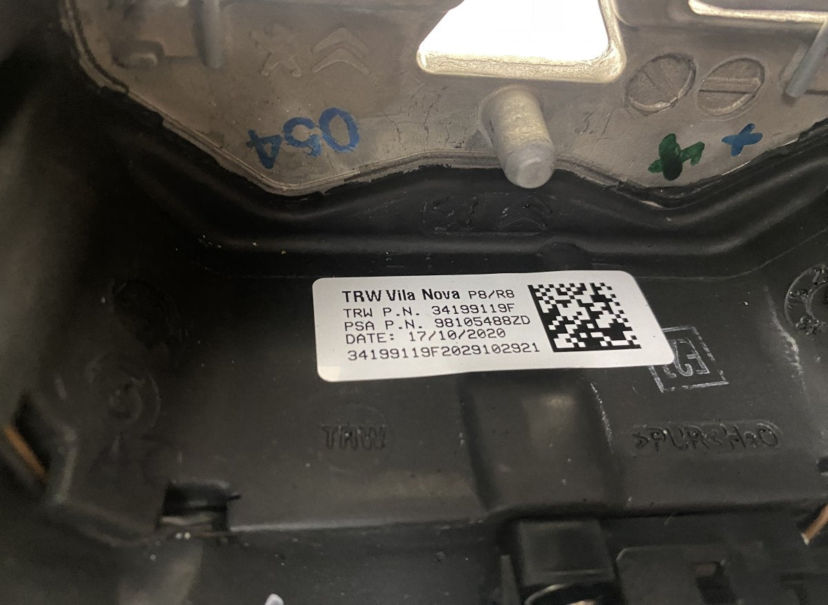 98105488ZD Steering Wheel PEUGEOT 508 II (F3_, FB_, FH_) (09.18-)