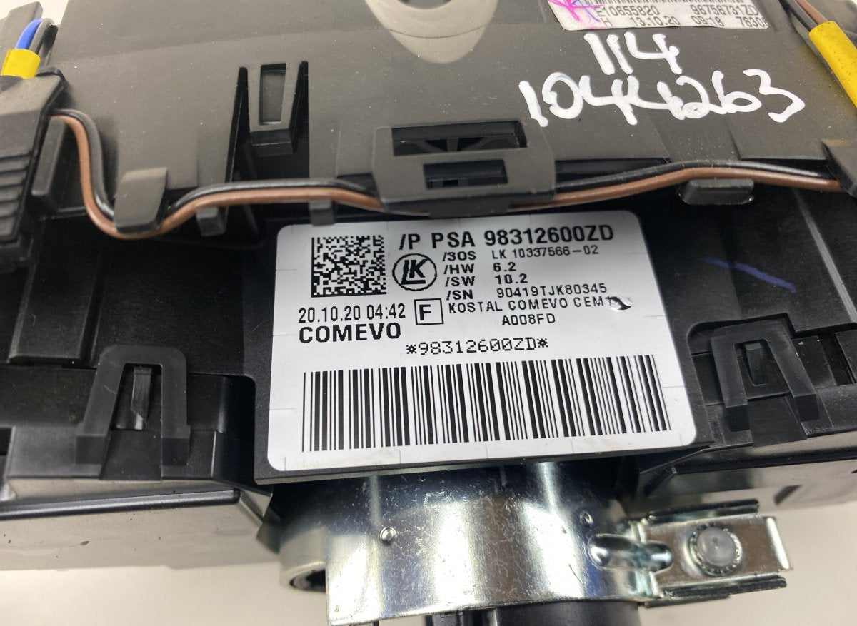 98312600ZD Indicator/wiper/slip ring switch (stalk) PEUGEOT 508 II (F3_, FB_, FH_) (09.18-)