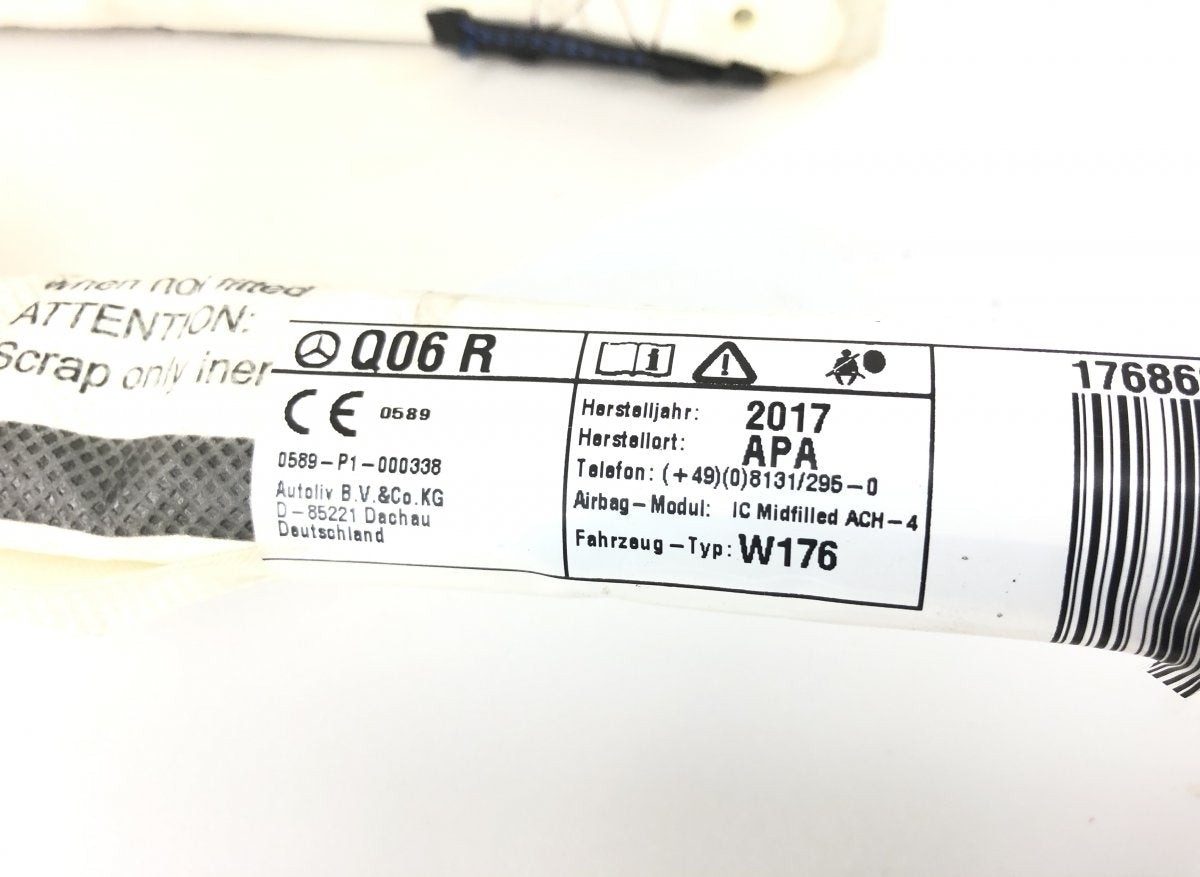 A1768600102 A1768600202 Set of head/curtain airbags MERCEDES-BENZ A-CLASS (W176) (2012-2018)