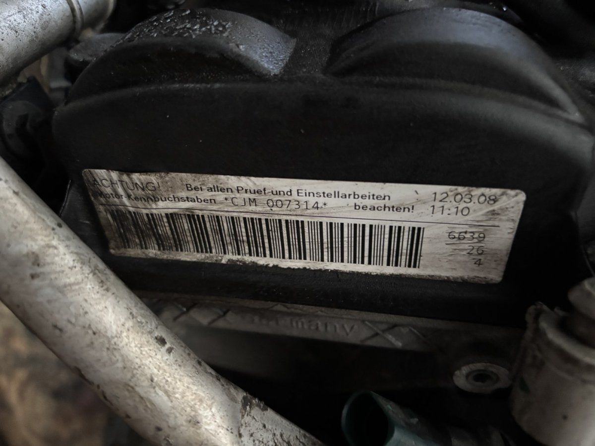 CVV CVVA CVVB CVVC CVW CVWA CJM CJMA Engine VW TOUAREG II (7P) (2010-2018)