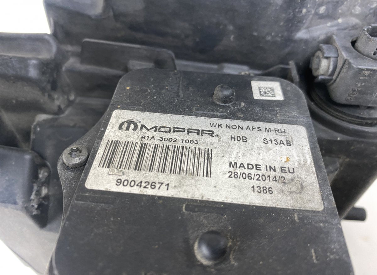 68144704AF Headlight right JEEP GRAND CHEROKEE IV (WK, WK2) (2010-2021)