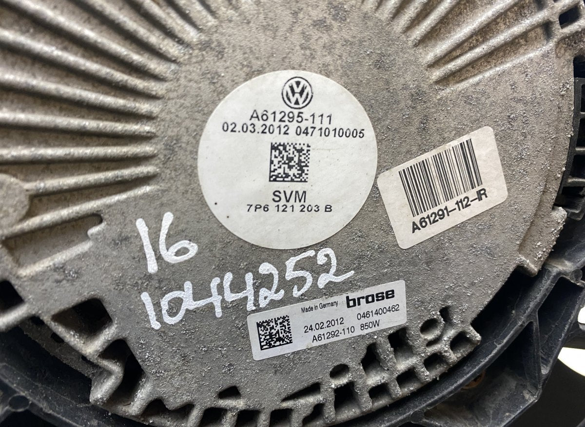 6726058001 Radiator Fan Electric VW TOUAREG II (7P) (2010-2018)