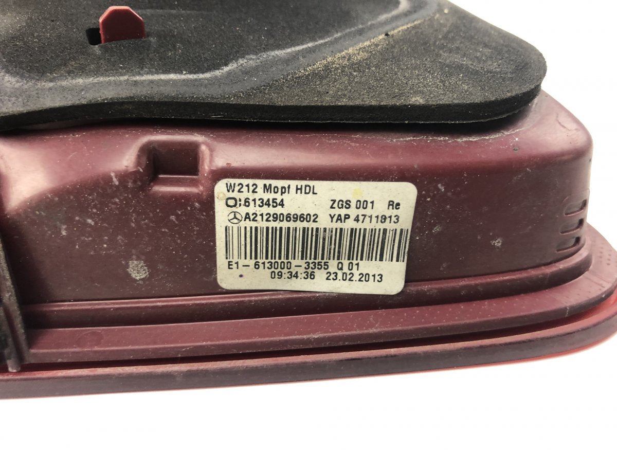 A2129068902 A2129062857 Tail lights set/kit MERCEDES-BENZ E-CLASS (W212) (2009-2016)