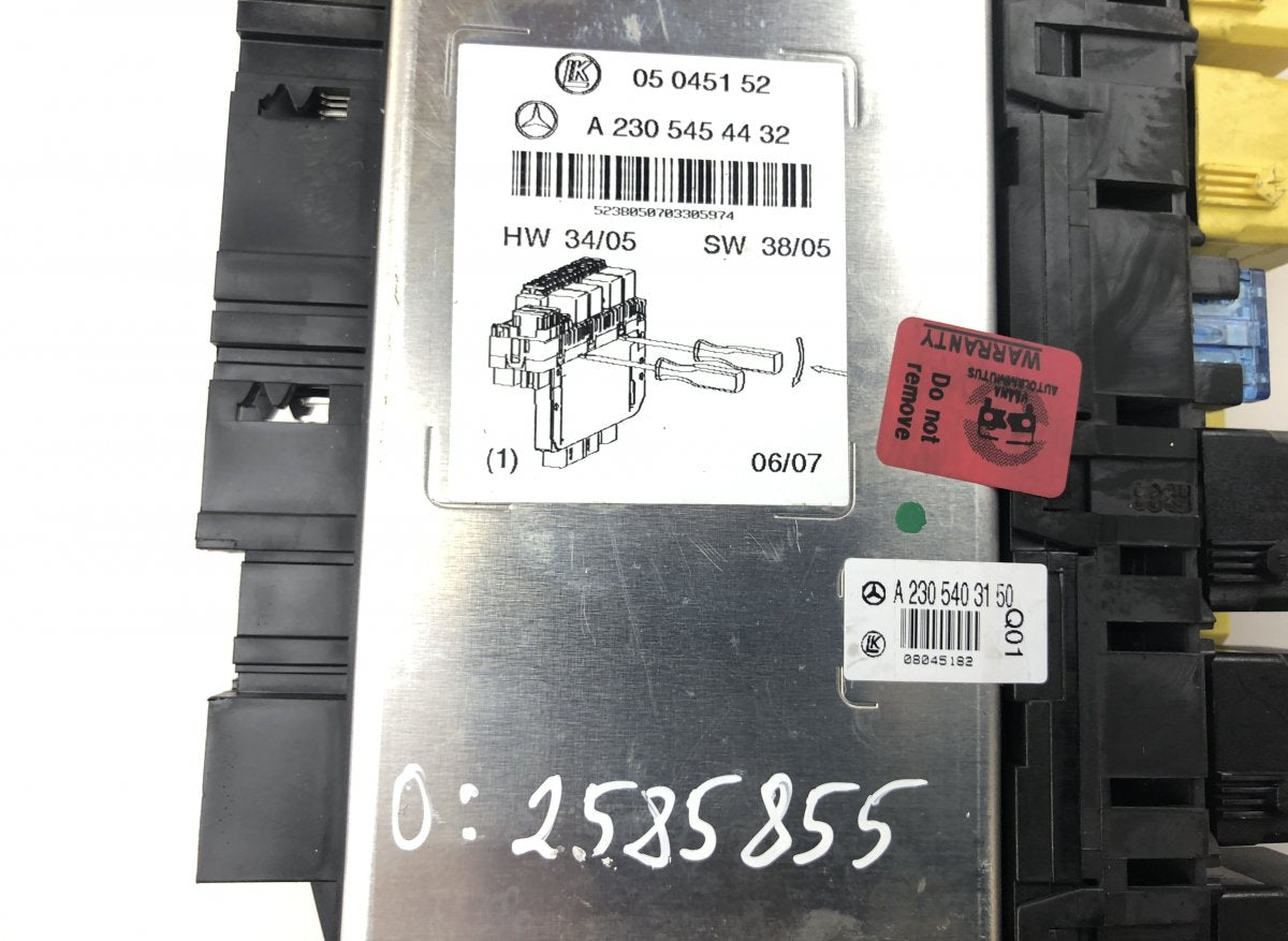 05045117 Fuse box MERCEDES-BENZ SL-CLASS (R230) (2001-2012)