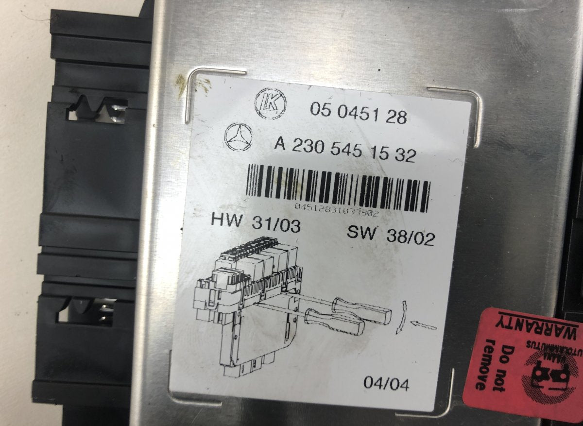 10091518 Fuse box MERCEDES-BENZ SL-CLASS (R230) (2001-2012)