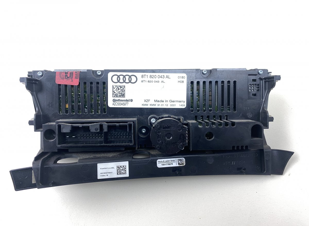 A2C53345977 Heater control panel AUDI Q5 (8R) (2008-2016)