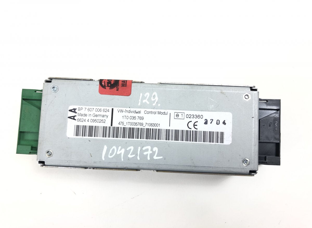 1T0035769X MMI control module (Multimedia interface) VW TOURAN (1T1, 1T2) (2003-2010)