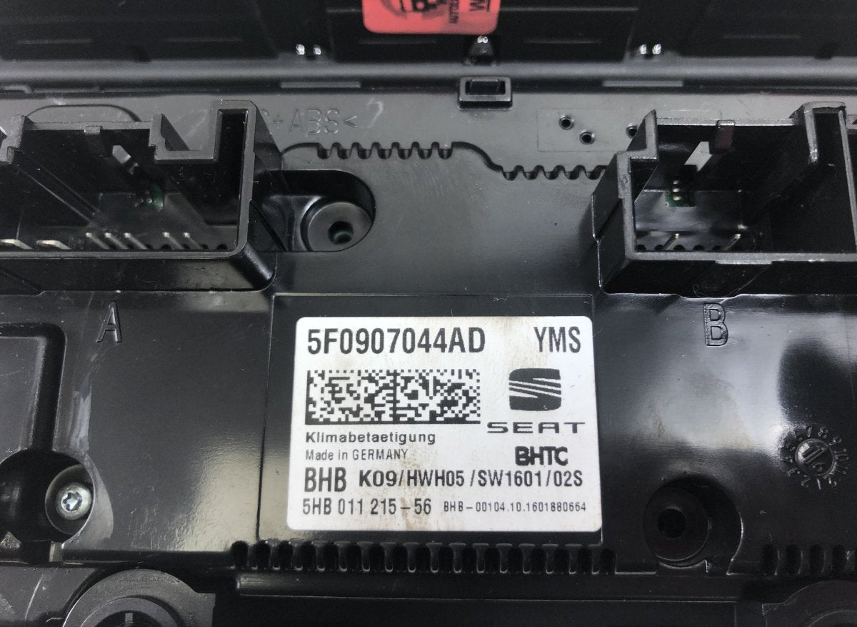 5F0907044AD Heater control panel SEAT ATECA (KH7) (2016-)