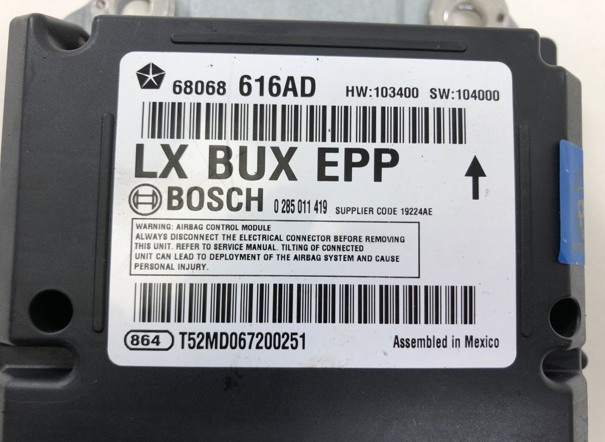 68068616AC Airbag Control Unit CHRYSLER 300C II (2010-2023)