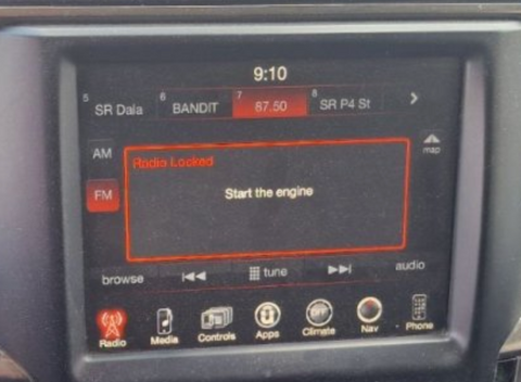 68258676AE Dash screen DODGE RAM IV (DJ, DS) (2008-)